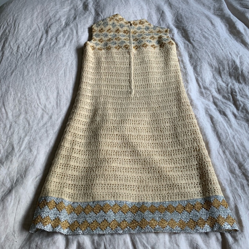Beautiful Vintage Dress + Jacket Sz S - Picture 5 of 8